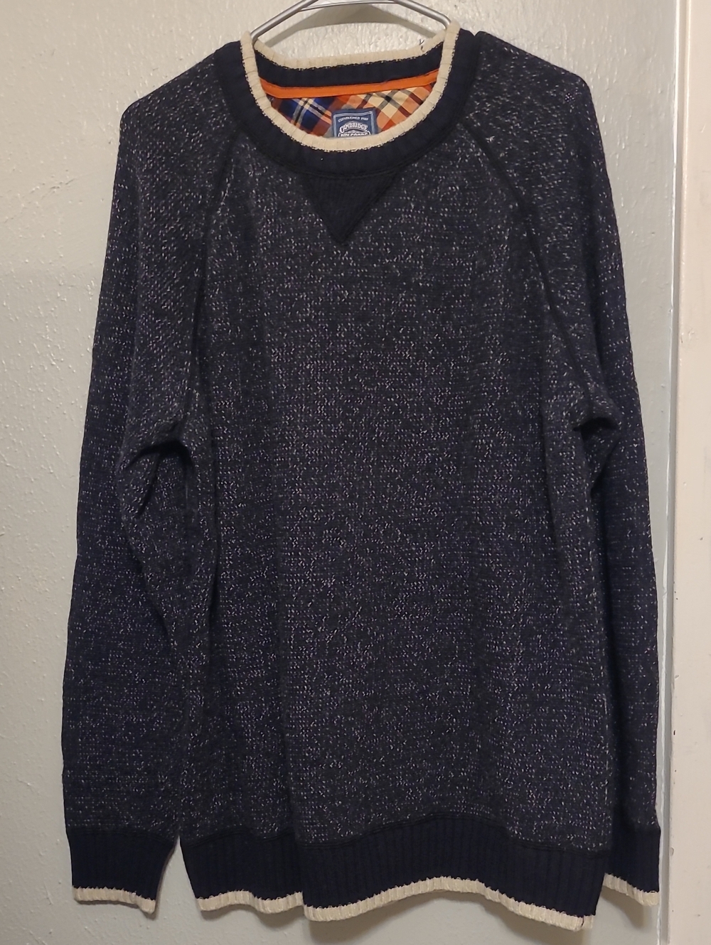 Cambridge Dry Goods Deep Navy Crewneck Wool Sweater